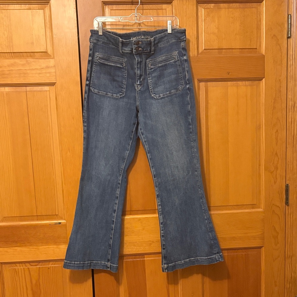 American Eagle Outfitters Blue Flare Jeans